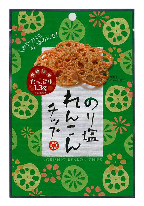 A Lot Of People Sokan Nori Renkon Japanese Seaweed Lotus Root Chips 18G Pack of 6