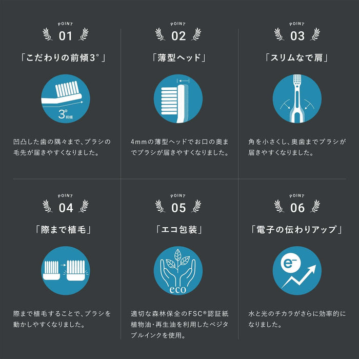 Soladey N4 離子牙刷小巧替換頭 4 件裝標準