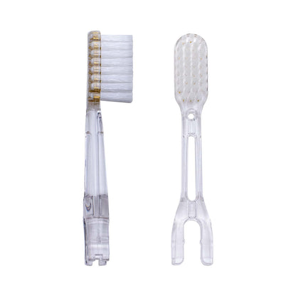 Soladay Pack of 4 Replacement Brushes 4-Row Wide Regular Shiken Heads