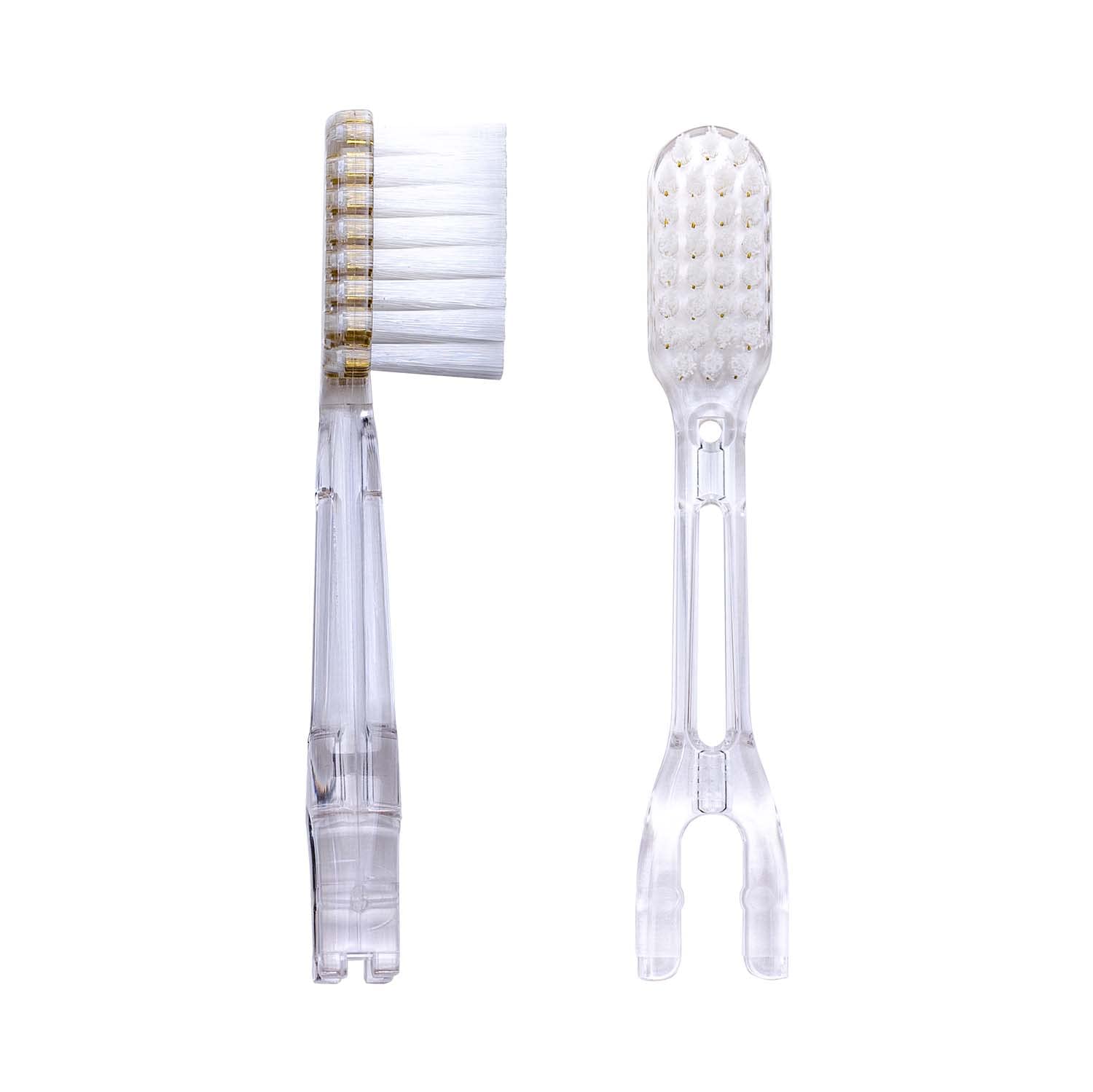 Soladay Pack of 4 Wide Soft Replacement Brushes 4-Row Toothbrush Heads
