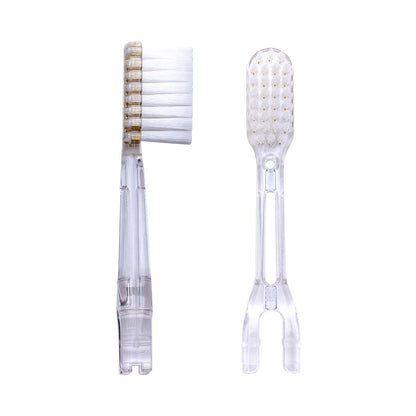 Soladay Pack of 4 Wide Soft Replacement Brushes 4-Row Toothbrush Heads