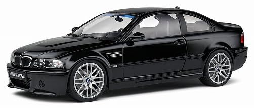 Kyosho 1/18 BMW E46 M3 CSL 2003 Black Diecast Car S1806506