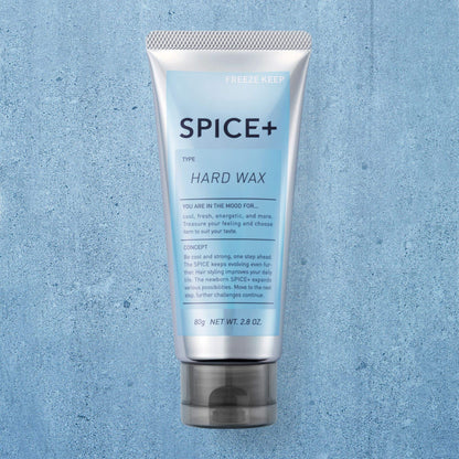 Spice+ Hard Wax Hair Gel Green Apple Scent 80g - Strong Hold Styling Wax