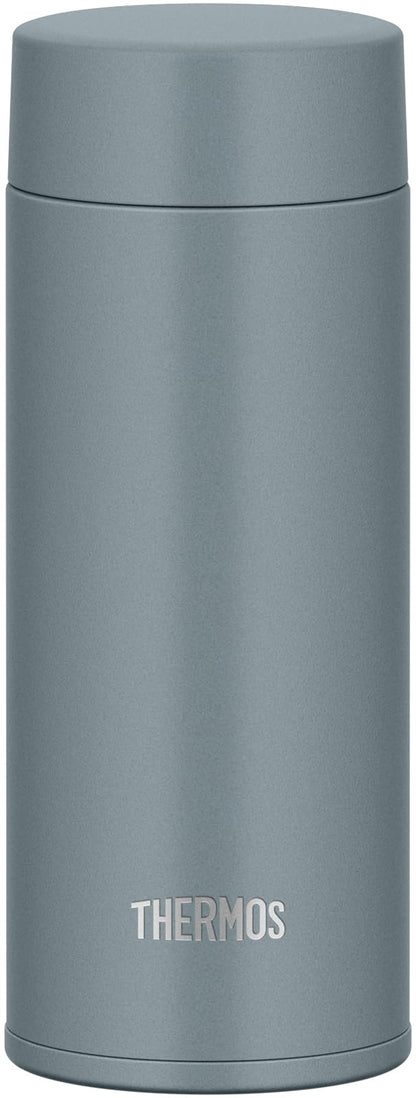 Thermos Stainless Steel Vacuum Insulated Water Bottle 350ml Gray Green Compact Lightweight Dishwasher Safe - Joq-350 Gyg