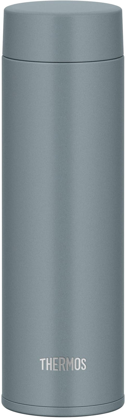 Thermos Vacuum Insulated Water Bottle 480ml Stainless Steel Dishwasher Safe Compact - Gray Green