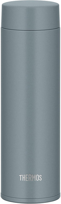Thermos Vacuum Insulated Water Bottle 480ml Stainless Steel Dishwasher Safe Compact - Gray Green