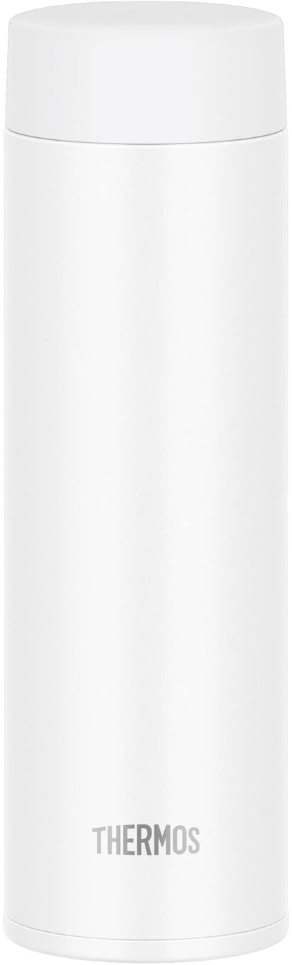 Thermos Vacuum Insulated Stainless Steel Water Bottle 480Ml Lightweight Compact White Joq-480 Wh