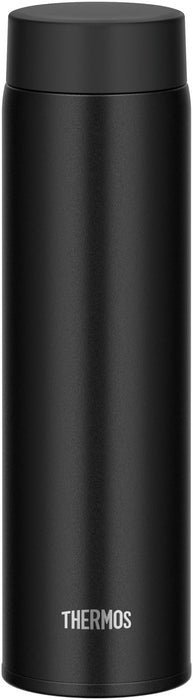 Thermos JOQ-600 BK Stainless Steel Water Bottle 600ml Integrated Spout Dishwasher Safe Black