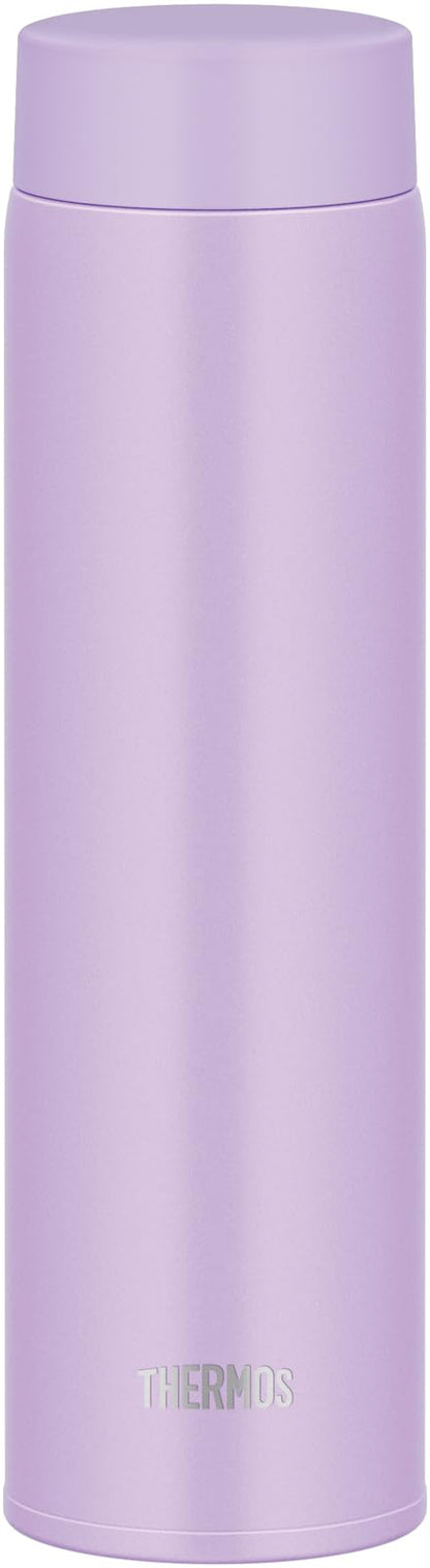 Thermos JOQ-600 LV Vacuum Insulated 600ml Water Bottle Lavender Lightweight Stainless Steel Dishwasher Safe