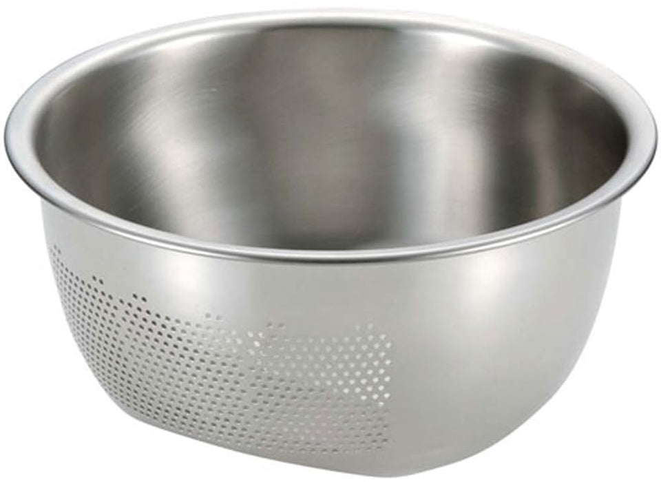 Fujii Pottery Manufacturing Stainless Steel Rice Washing Bowl Strainer 3-Way