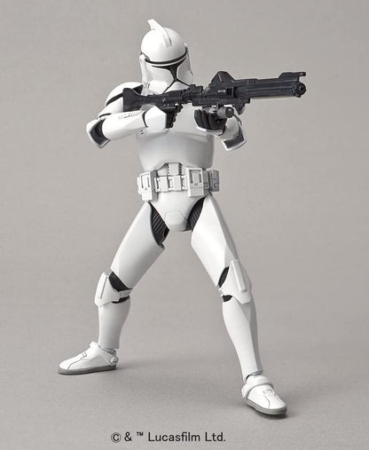 Bandai Spirits Star Wars Clone Trooper Model 1/12 Scale Color-Coded Plastic