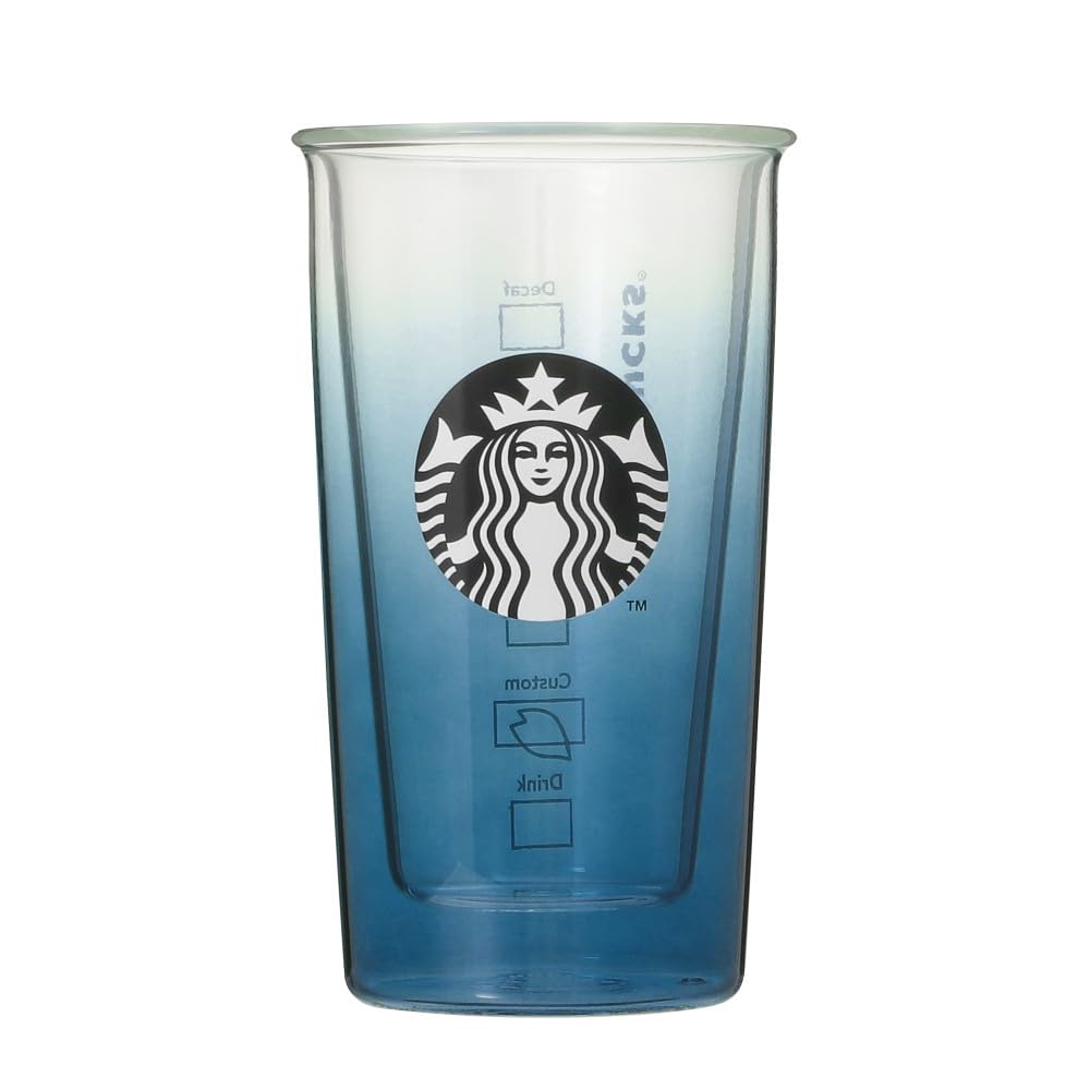 Starbucks Sakura2025 Double Wall Glass 355Ml Night Blue Sakura Cherry Blossom