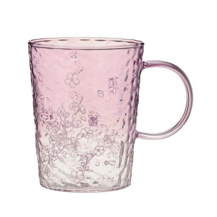Starbucks Sakura2025 Pink 355Ml Heat-Resistant Cherry Blossom Glass Mug
