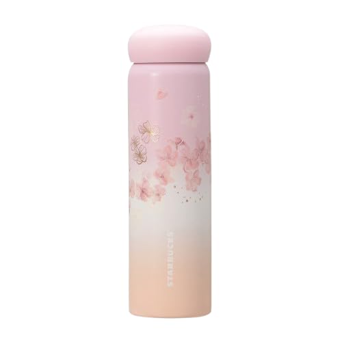 Starbucks Sakura2025 Stainless Steel Bottle Pink Gradient 355ml Tumbler
