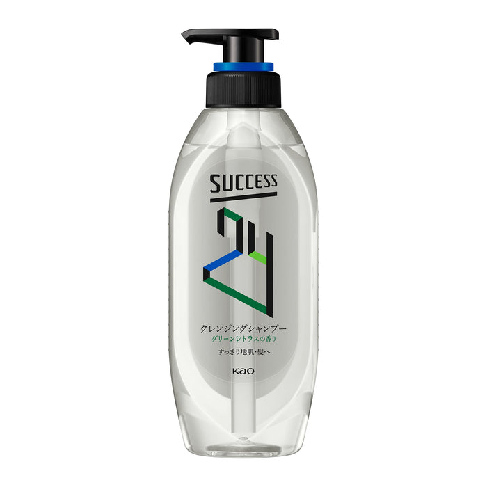 Success 24 Cleansing Shampoo 350Ml Green Citrus for Salon Finish Hair Refreshing