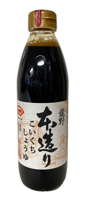 末广 Koikuchi 整粒大豆日式黑酱油 500Ml