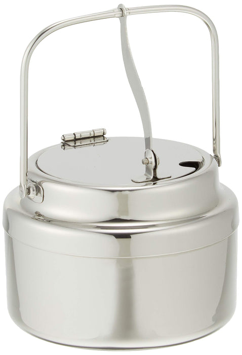 Wadasuke Manufacturing Co Ltd 400Ml Stainless Steel Sugar Container with Hinged Lid