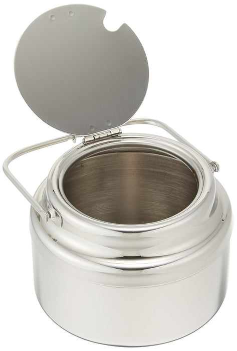 Wadasuke Manufacturing Co Ltd 400Ml Stainless Steel Sugar Container with Hinged Lid