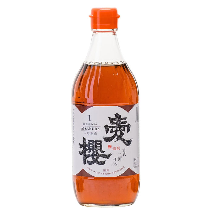 杉浦本味醂 1 年陈酿甜米调味料 500ml 传统配方