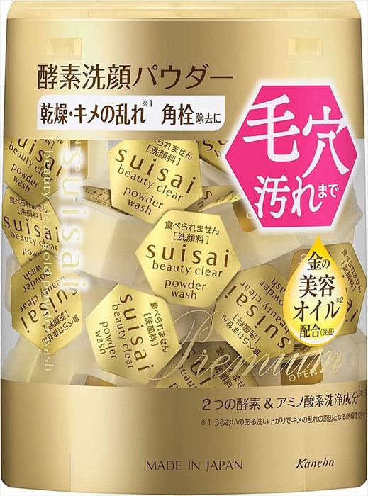 Suisai Beauty 透明金粉洁面乳 32 片 - 焕发肌肤光泽的护肤解决方案