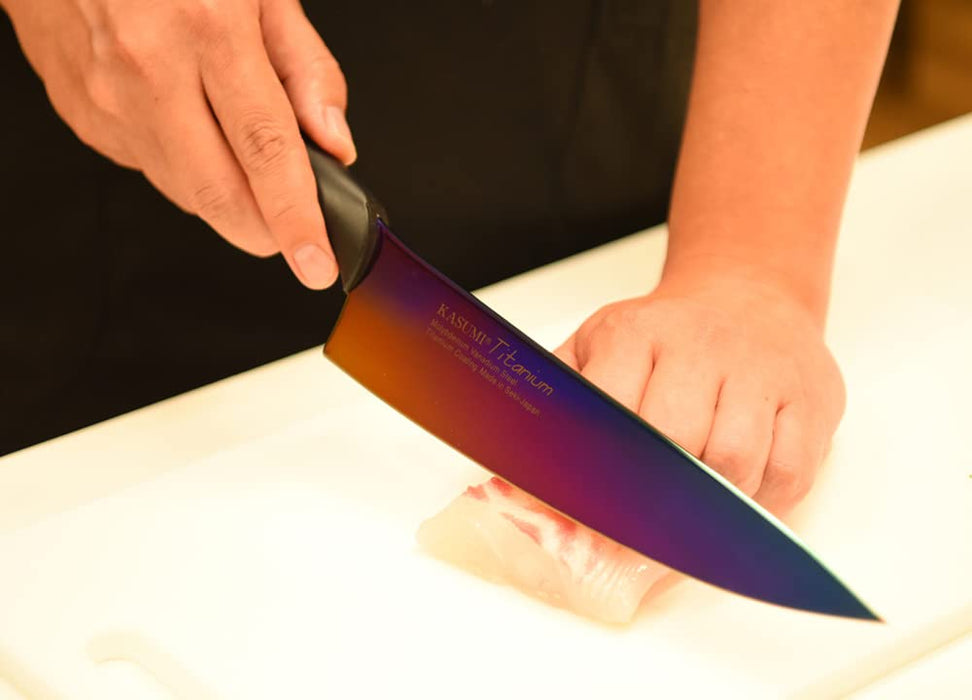 Get Together Sumikama Kasumi 200mm Opal Titanium Kitchen Knife