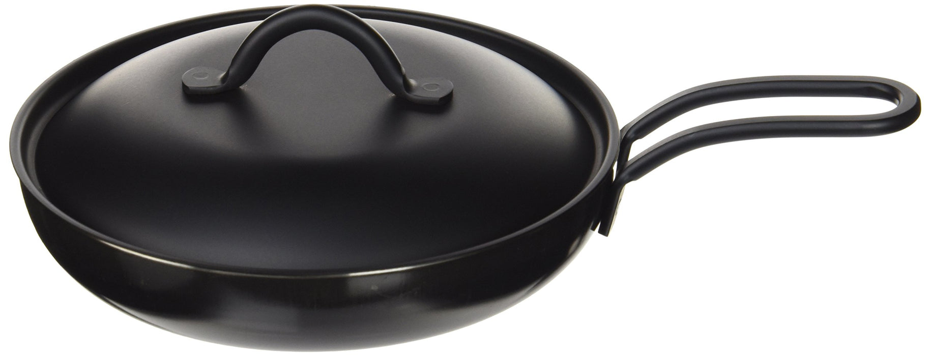 Summit Mini Fry Pan 16cm Small Cast Iron Frying Pan with Lid