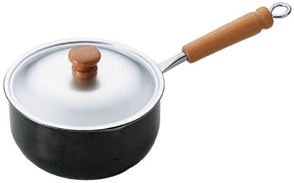 Summit 16cm One-Handle Iron Fry Pot with Lid Cooking Essential