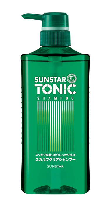 Sunstar Tonic Scalp Clear Shampoo Pump 520ml for Men