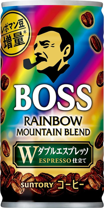 Boss Coffee Rainbow Mountain Blend Canned Coffee Box