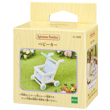 Epoch Sylvanian Families Stroller Toy for 3 Years & Up Dollhouse Furniture Car-206