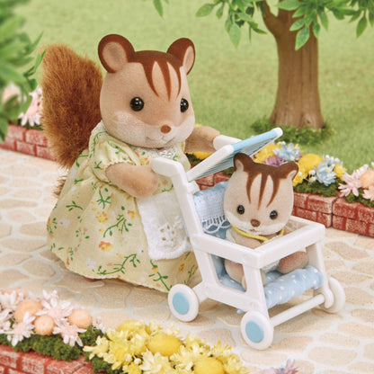 Epoch Sylvanian Families Stroller Toy for 3 Years & Up Dollhouse Furniture Car-206