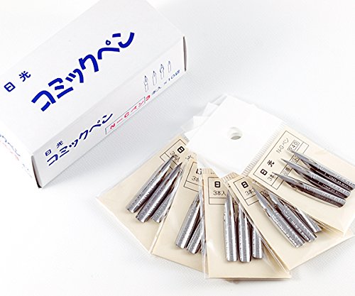 Tachikawa Comic Pen N-3 G Pen 3-Pack for Artists and Illustrators