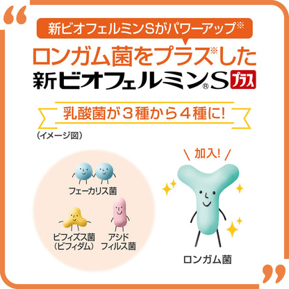 Biofermin S Plus Tablets 45 Count - 5 Day Supply | Intestinal Regulator with Probiotics