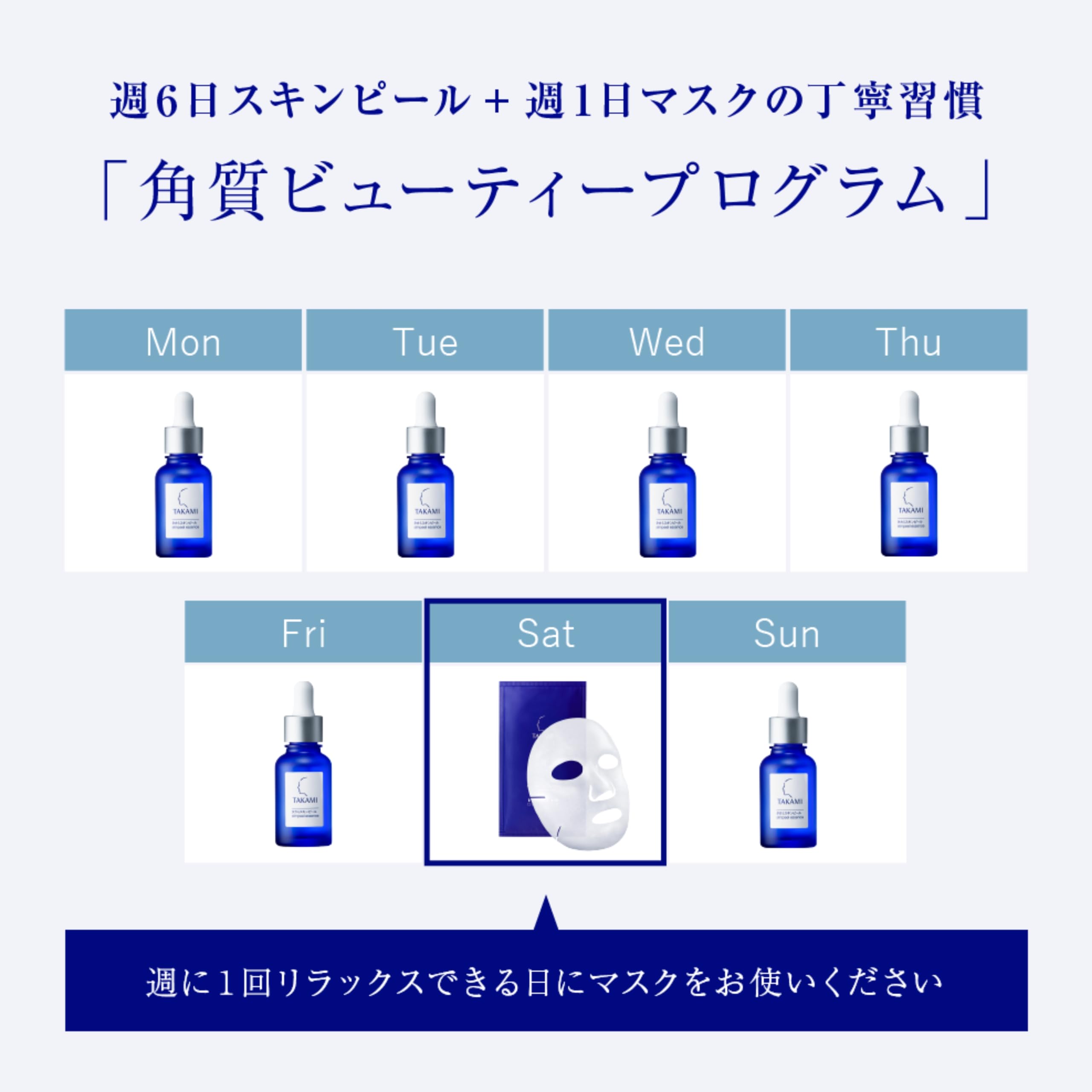 Takami Skin Peel Mask 4 Pack - Exfoliate Pores & Revitalize Sensitive Skin