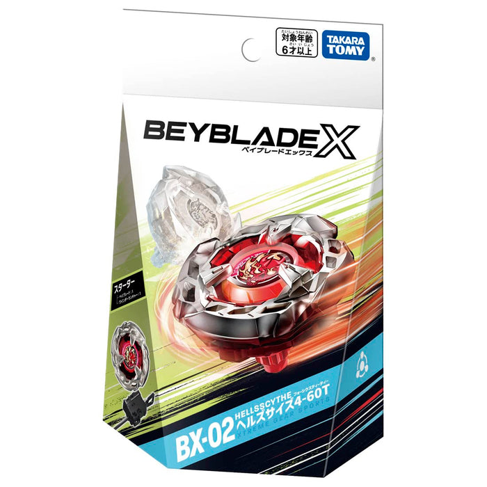 Takara Tomy Beyblade X Bx-02 地獄尺寸 4-60T 入門版