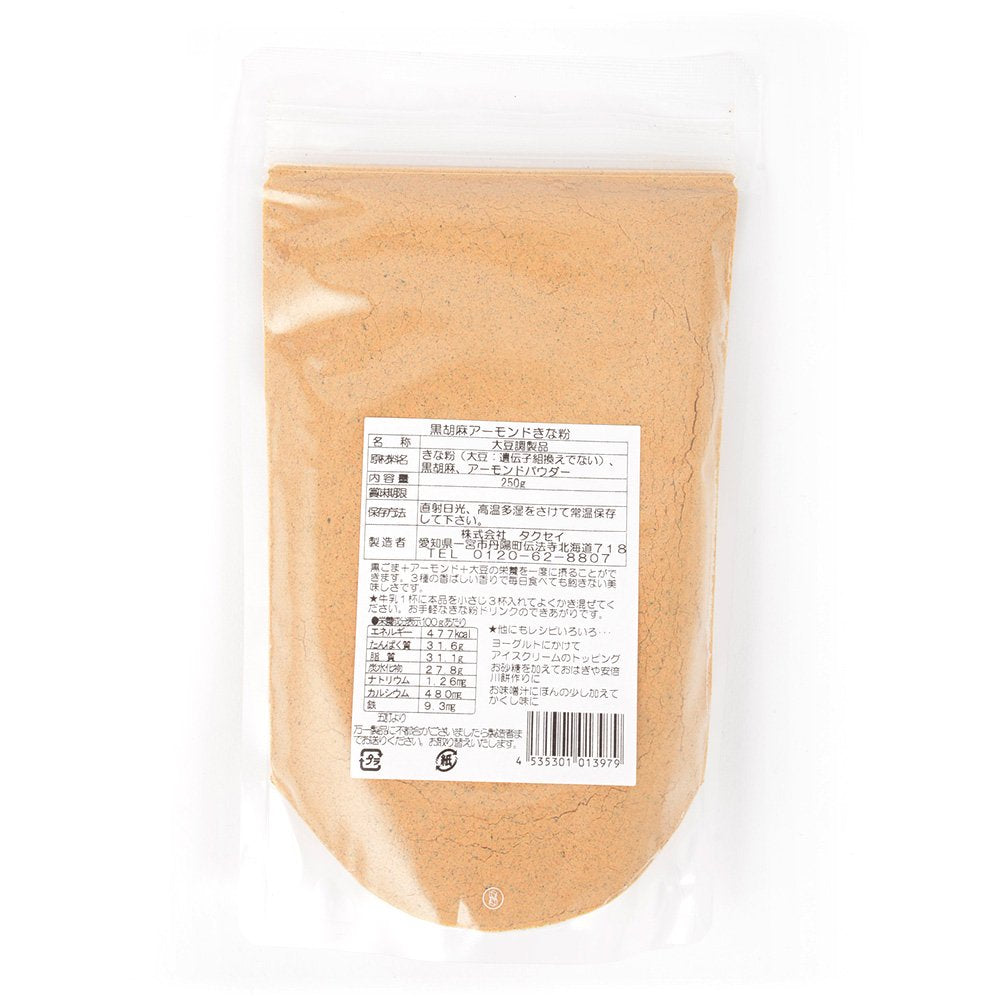 Takusei Black Sesame Almond Kinako Powder Blend 250G