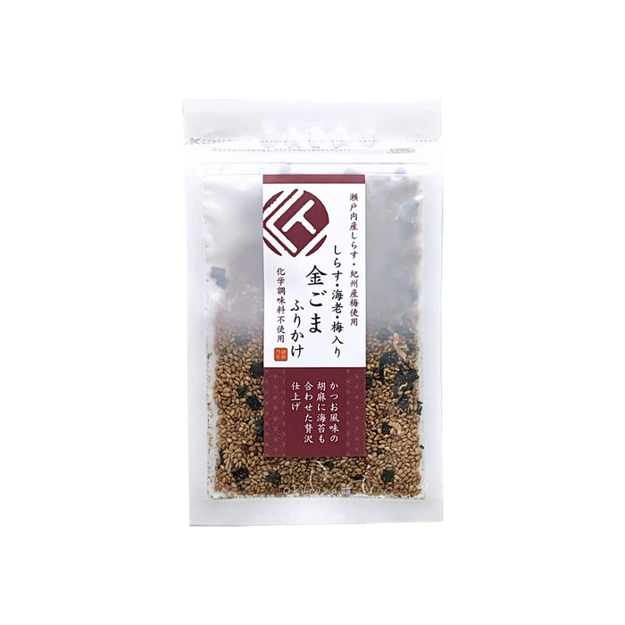 Takusei Shirasu Ume Plum Furikake 40g Rice Seasoning Pack of 3