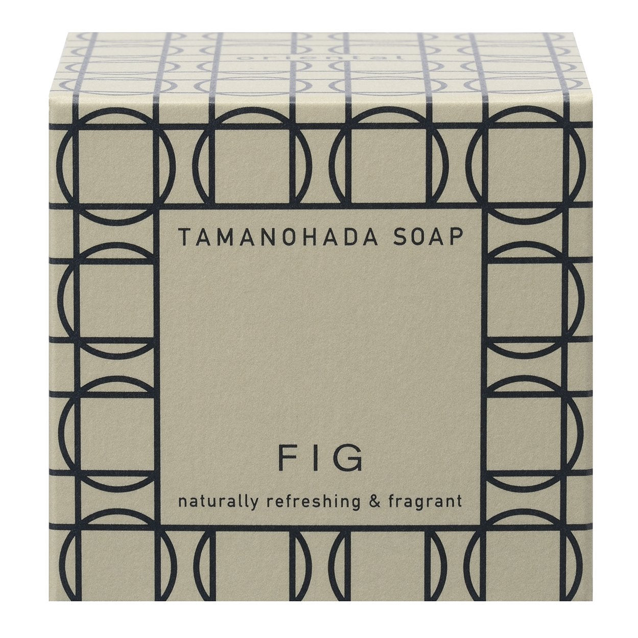 Tamanohada Bar Soap Fig Scent 125g for Refreshing Skin Care