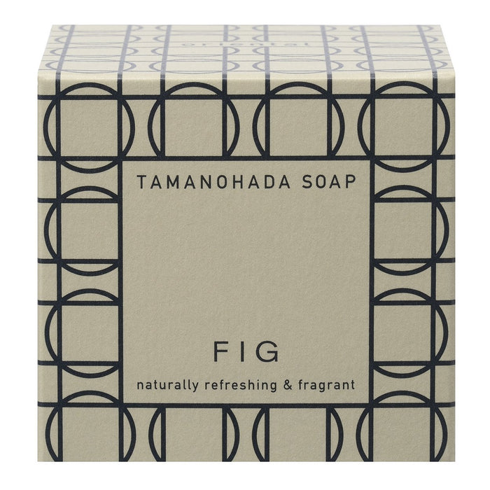 Tamanohada Bar Soap Fig Scent 125g for Refreshing Skin Care