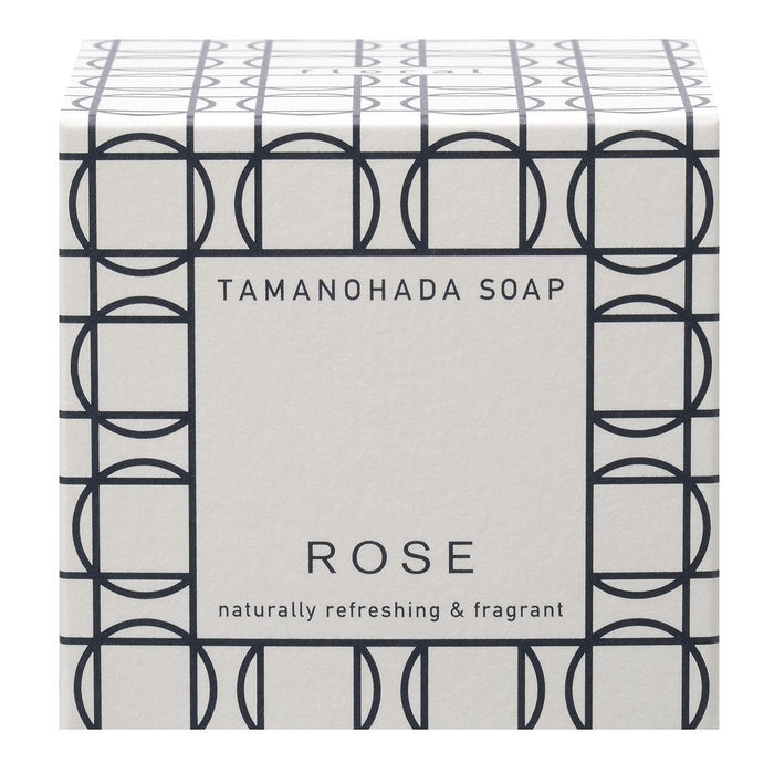 Tamanohada Rose Bar Soap 125G Gentle Cleansing Formula