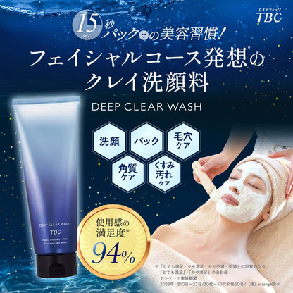 Tbc Deep Clear Wash 220G Mineral Clay Cleanser with Moisturizing Ingredients