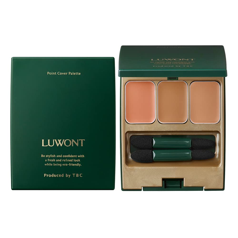 Tbc Luwont Luonto 3-Color Men's Concealer Palette for Acne & Dark Circles