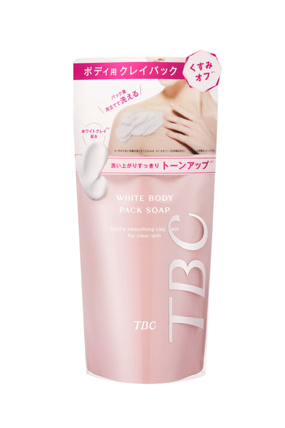 Tbc White Body Pack Soap 250G with White Clay and Rose Scent for Dull Skin