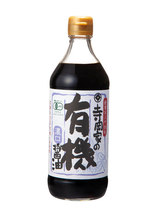 Teraoka Organic Japanese Dark Soy Sauce 500ml Koikuchi Shoyu