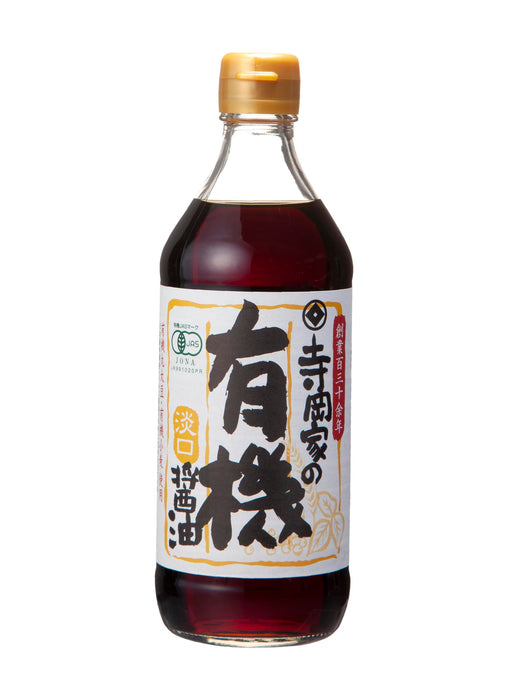 Teraoka Usukuchi Organic Japanese Light Soy Sauce 500ml