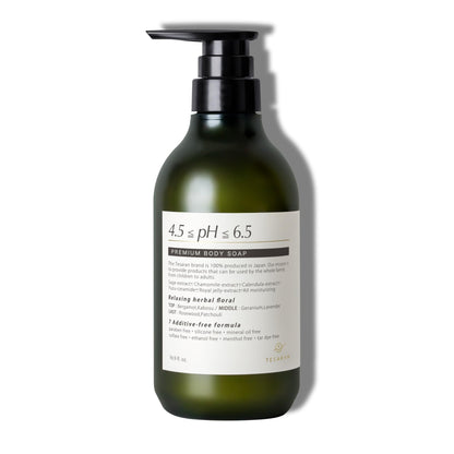 Tesaran Medicated Body Soap 500Ml Mildly Acidic Additive-Free Herbal Scent