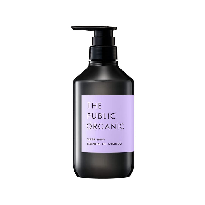 The Public Organic Shampoo Super Shiny Moisturizing 480ml Essential Oils