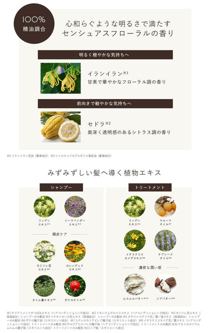 The Public Organic Deeply Embrace Smooth Moist Shampoo Refill 340ml Silicone-Free