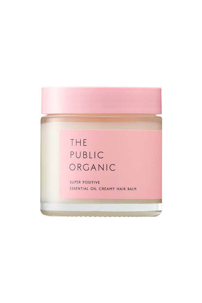 The Public Organic Super Positive Essential Oil Hair Balm 40g Japan Made