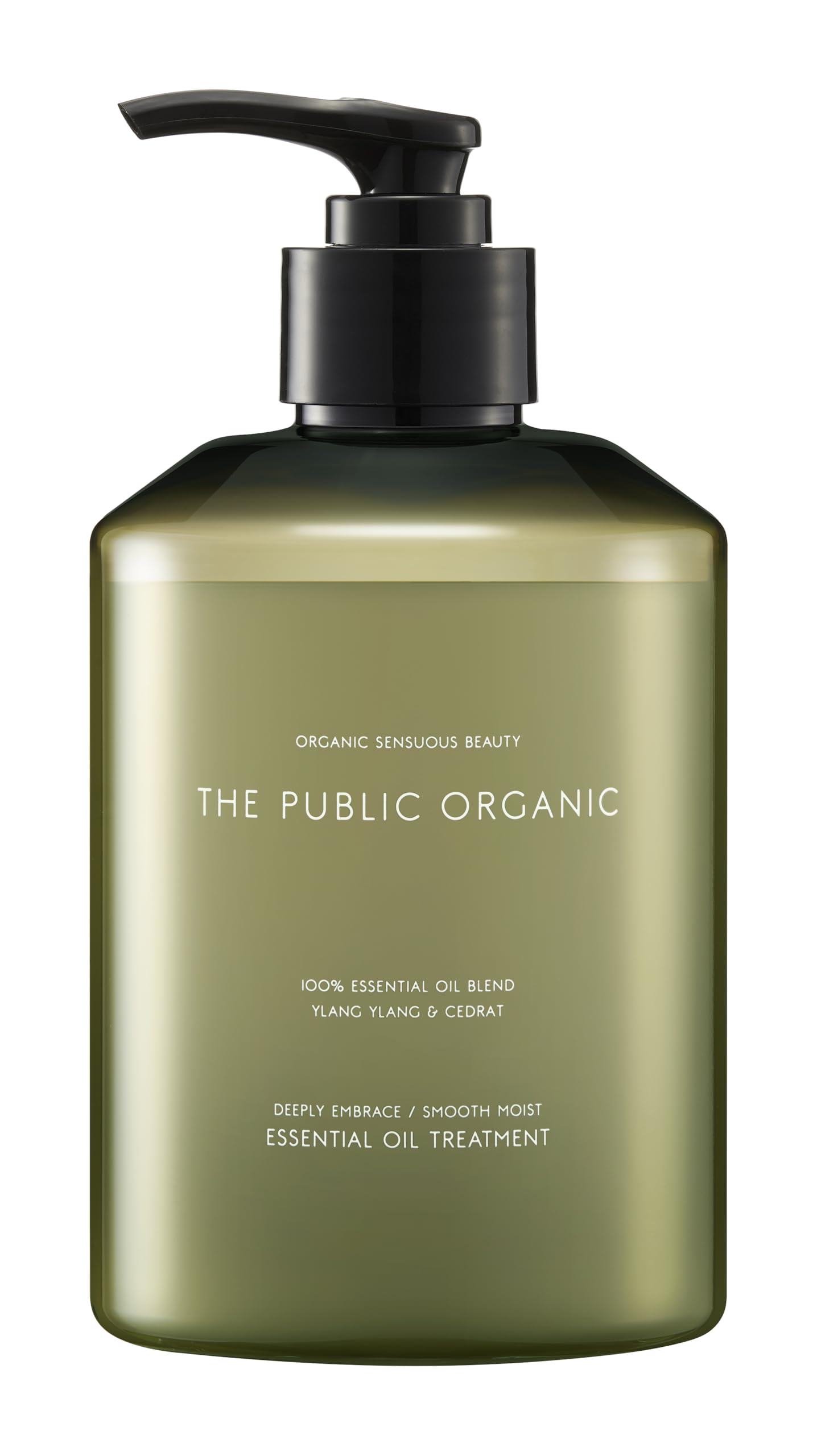 The Public Organic Smooth Moist Hair Treatment 400ml Silicone-Free Essential Oil